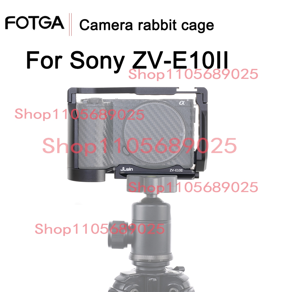 Sony Camera Zv-E10 - ZVE10II Camera Cage With Wooden Handle