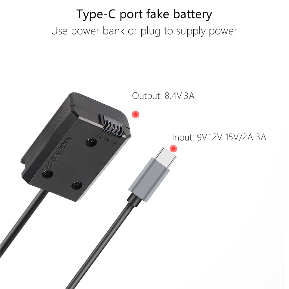 USB-C PD to NP-FW50 Dummy Batt - огляд і ціна Sony Camera Zv-E10